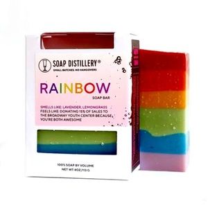 Pride  Soap Distillery crafted a limited edition Rainbow Natural Soap